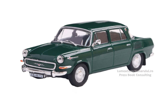 Macheta auto Skoda 1000 MB Nr.6 1968 Editia 2, 1:43 Masini de Legenda DeAgostini