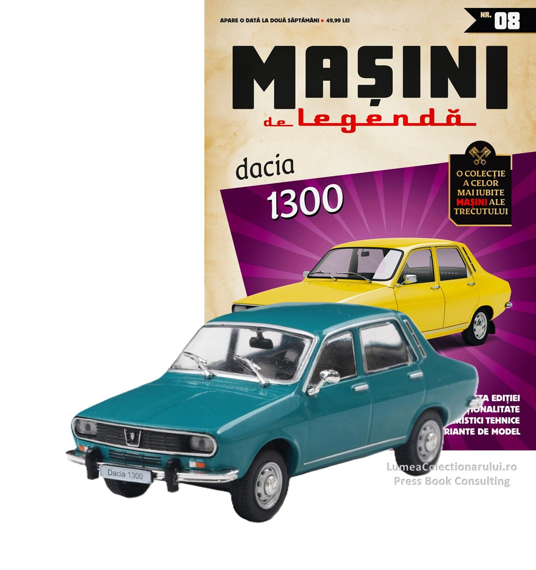 Macheta auto Dacia 1300 Nr.8 Editia 2, 1:43 Masini de Legenda