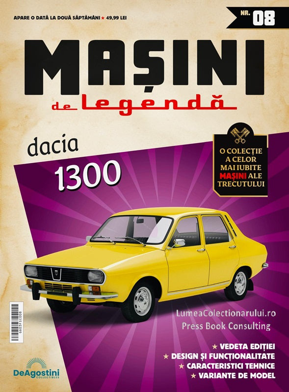 Macheta auto Dacia 1300 Nr.8, 1:43 Masini de Legenda DeAgostini