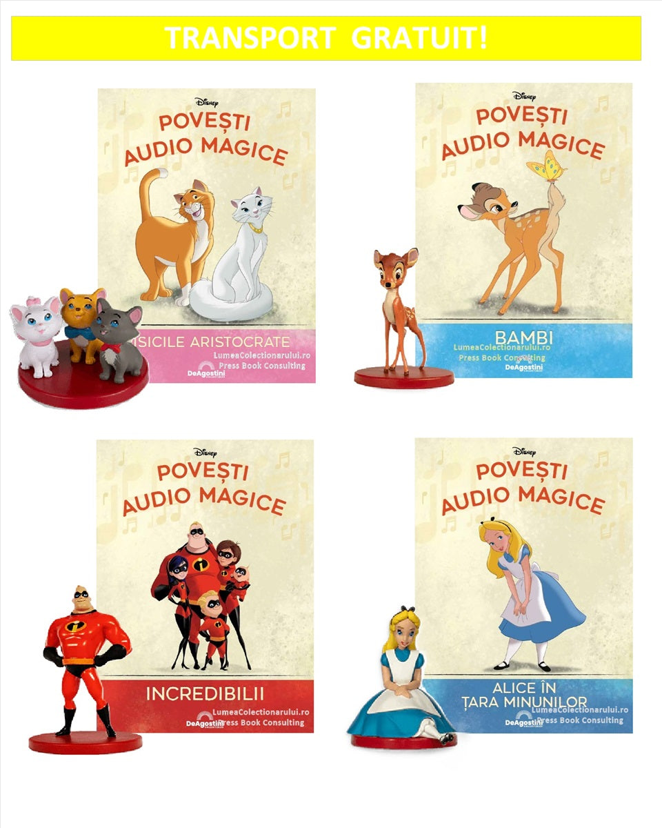 Pack 7 Nr.18-21 Povesti Audio Magice Deagostini