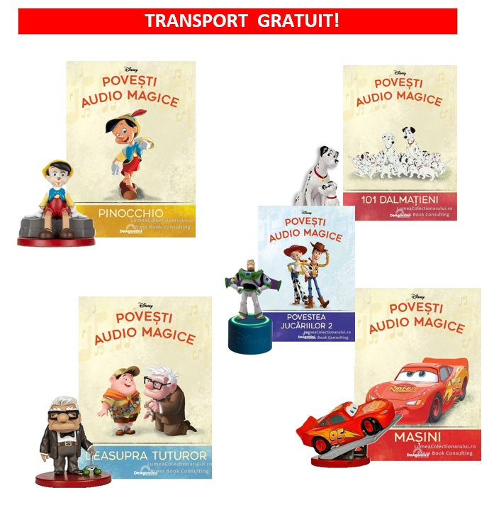 Pack 8 Nr.22-26 Povesti Audio Magice Deagostini