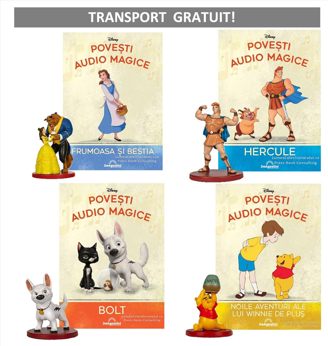 Pack 9 Nr.27-30 Povesti Audio Magice Deagostini