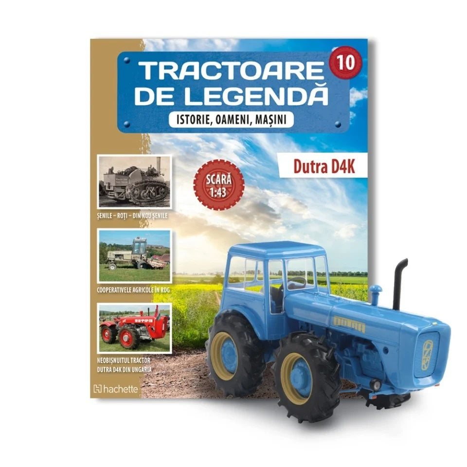 Modèle Réduit Tracteur Dutra D4K à L'échelle 1:43 - Marque Hachette - Métal, Neuf En Boîte