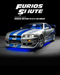 Construiește Nissan Skyline GT-R (R34) Fast &amp; Furious™ la scara 1:8