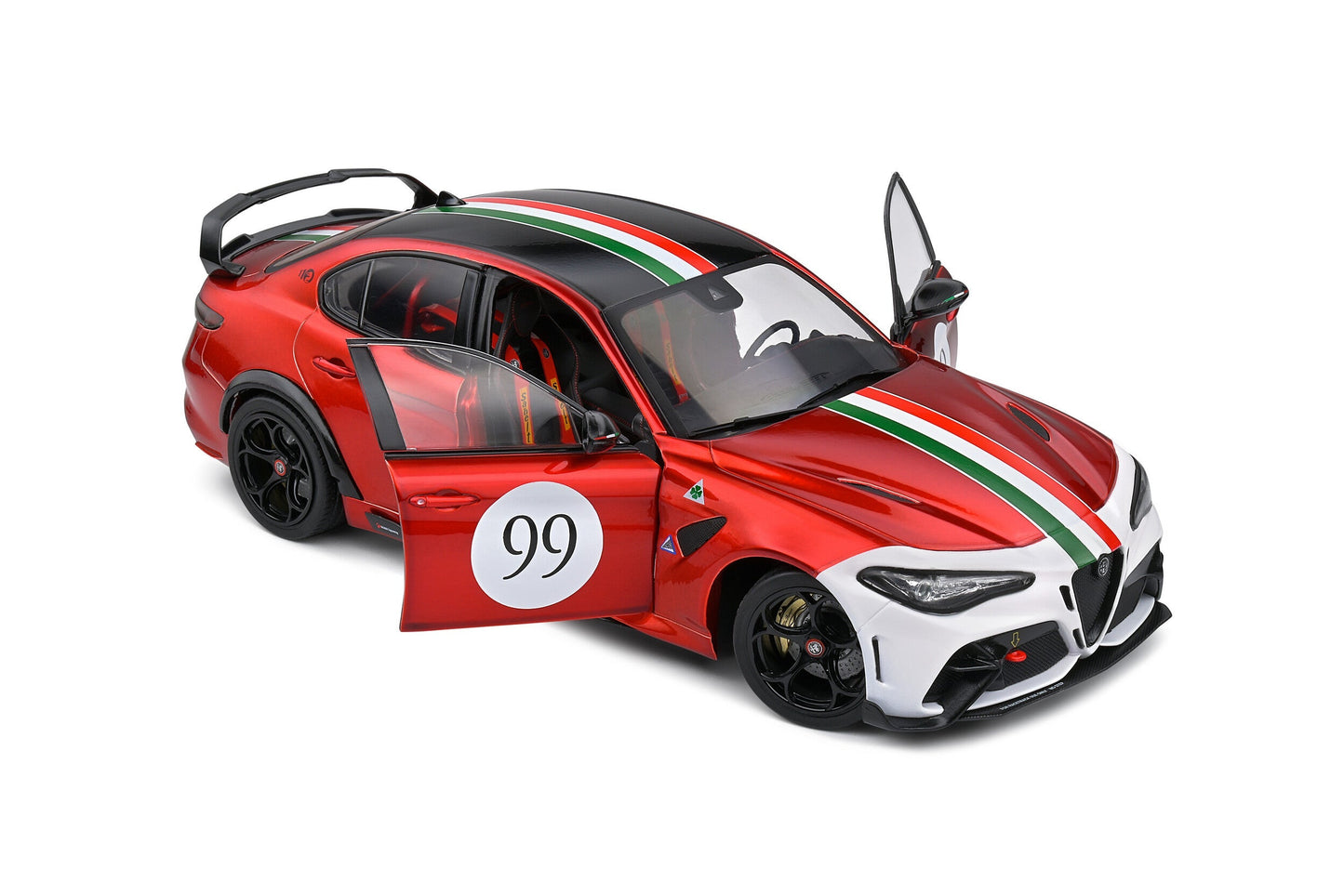 Macheta auto Alfa Romeo Giulia GTA-M Tricolore Mugello 1969 Livery (2022) 1:18 Solido