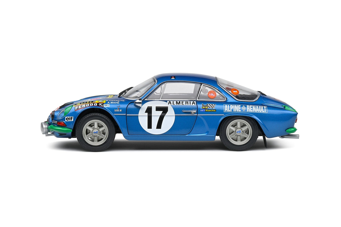 Macheta auto Renault Alpine A110 1600S Monte Carlo #17 Darniche/Mahe (1972) 1:18 Solido