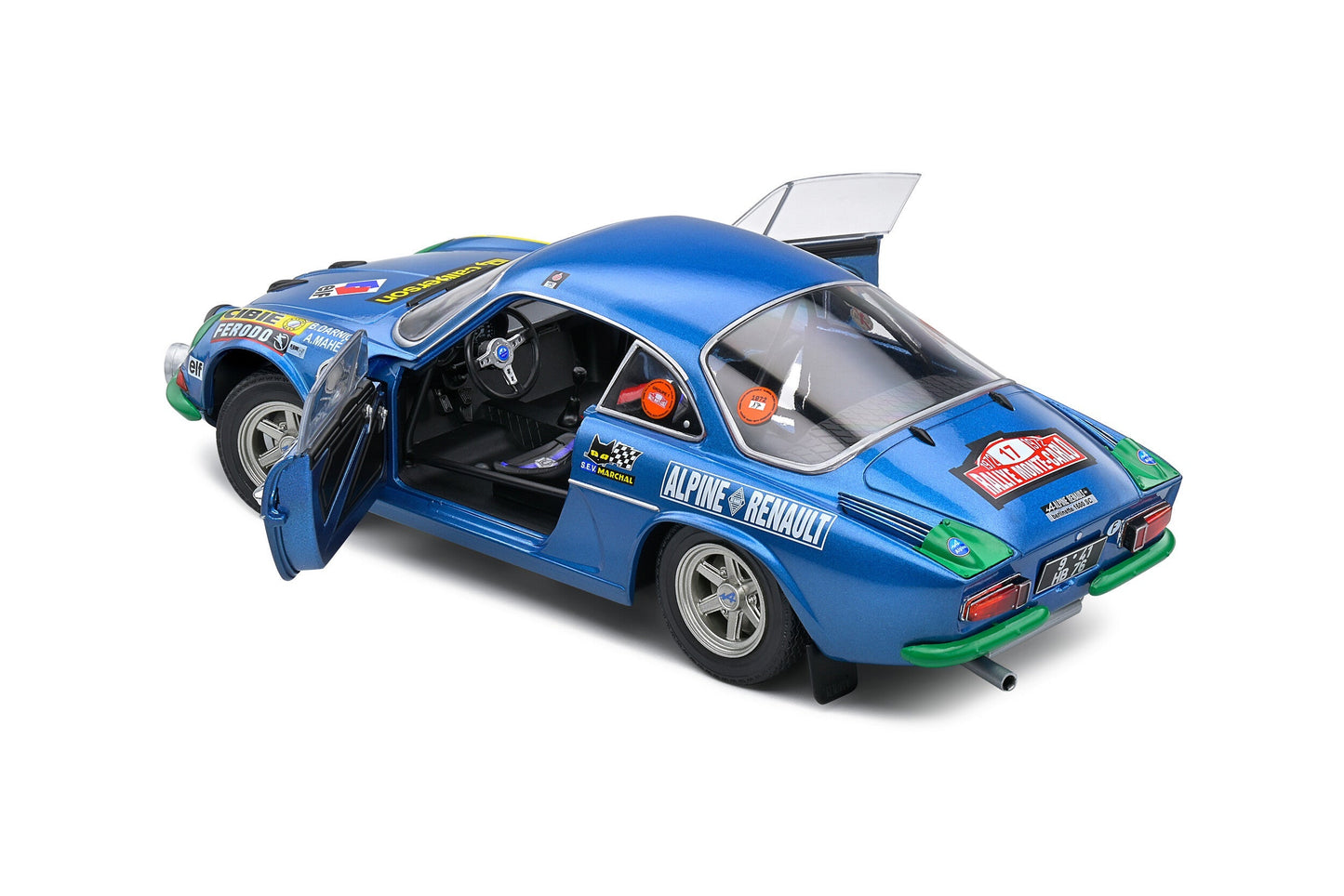 Macheta auto Renault Alpine A110 1600S Monte Carlo #17 Darniche/Mahe (1972) 1:18 Solido