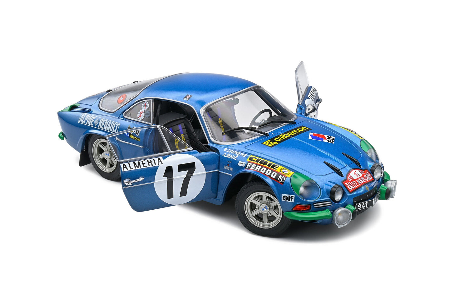 Macheta auto Renault Alpine A110 1600S Monte Carlo #17 Darniche/Mahe (1972) 1:18 Solido