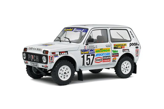 Macheta auto Lada Niva  Paris Dakar 1983 #157 1:18 Solido