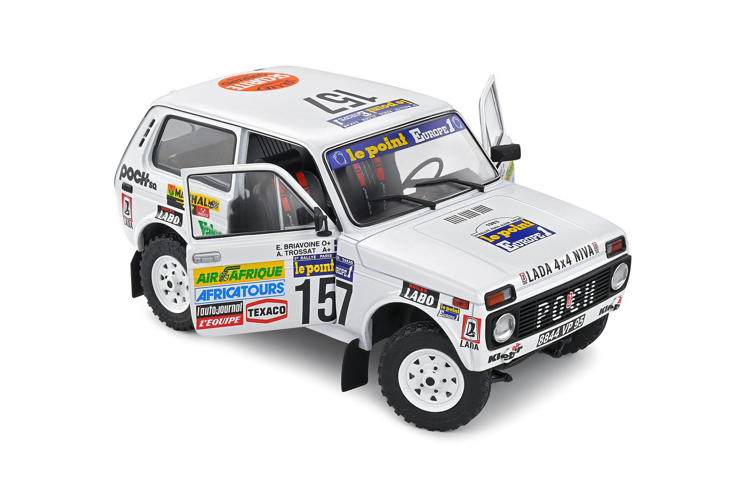 Macheta auto Lada Niva  Paris Dakar 1983 #157 1:18 Solido