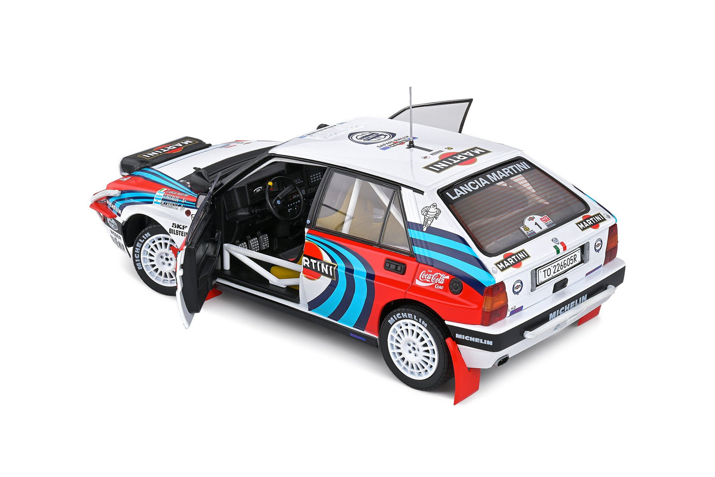 Macheta auto Lancia Delta HF Integrale – Safari Rally Kenya – 1991 – #1 Recalde  Christie 1:18 Solido