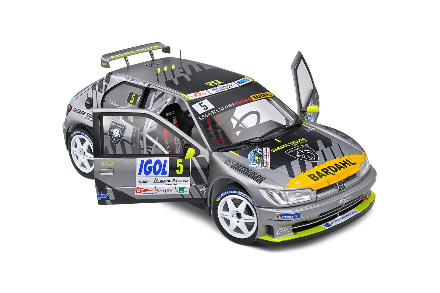 Macheta auto Peugeot 306 Maxi  Rallye du Mont Blanc  2021 #5 F.Delecour / J.R.Guigonnet 1:18 Solido