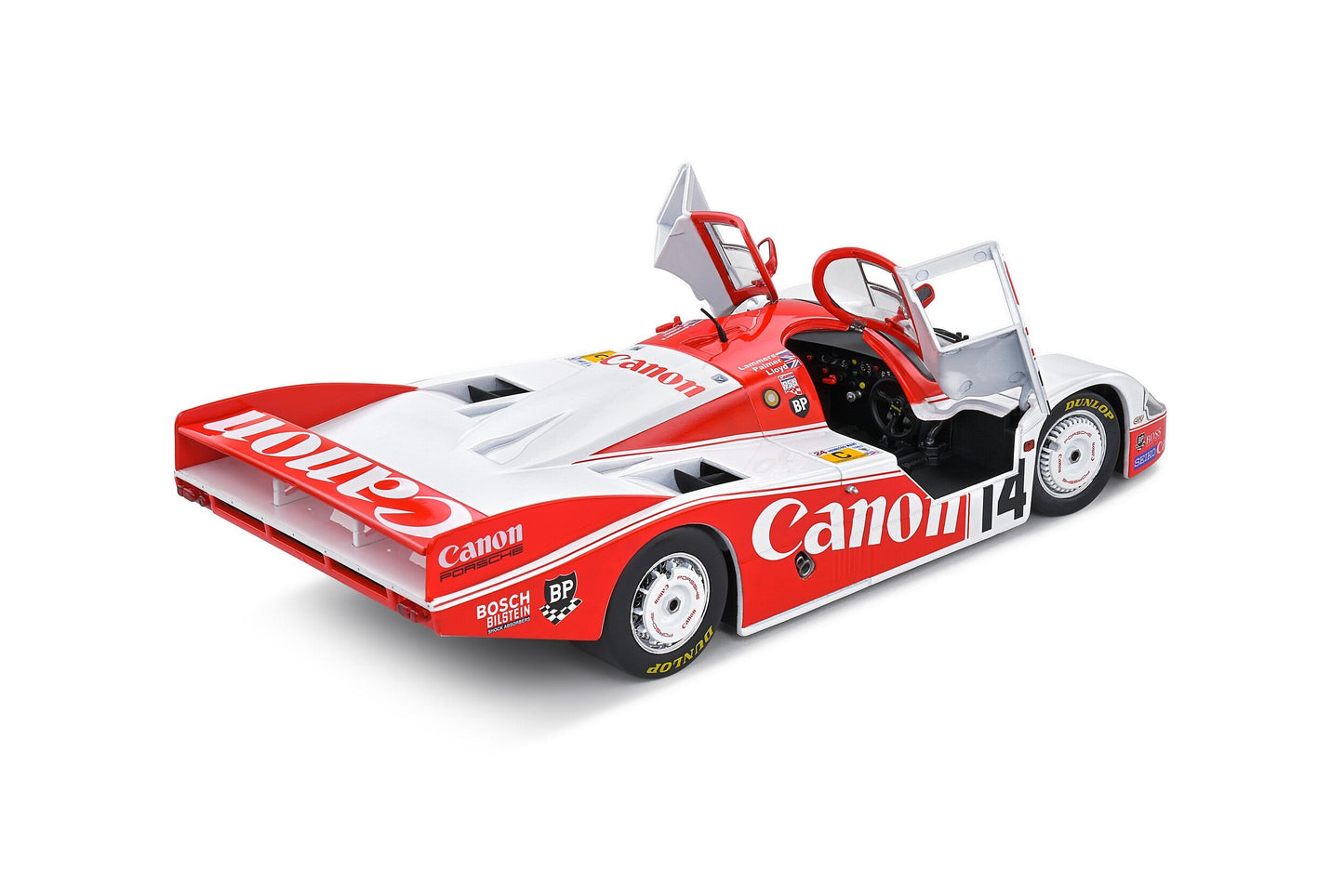 Macheta auto Porsche 956LH RED #14 PALMER / LLOYD / LAMMERS 24H LE MANS (1983) 1:18 Solido