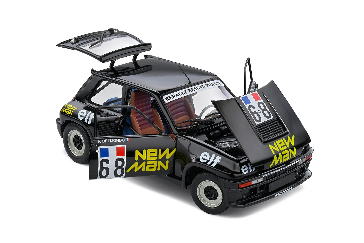 Macheta auto Renault 5 Turbo European Cup 1984 #68 P.Belmondo 1:18 Solido