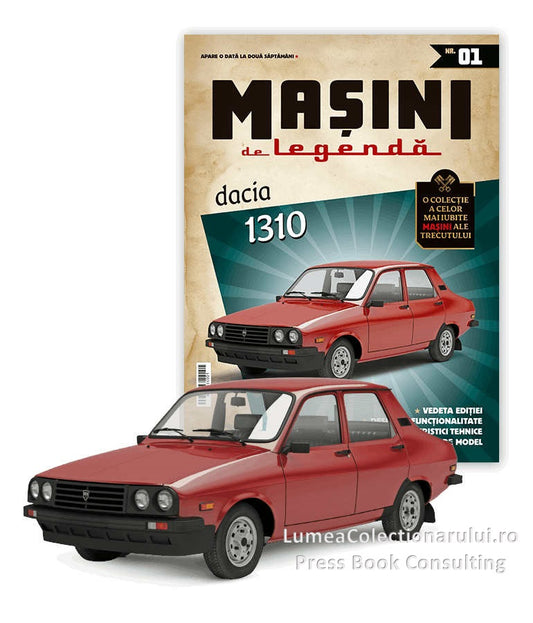 Macheta auto Dacia 1310 rosu Nr.1, 1:43 Masini de Legenda DeAgostini