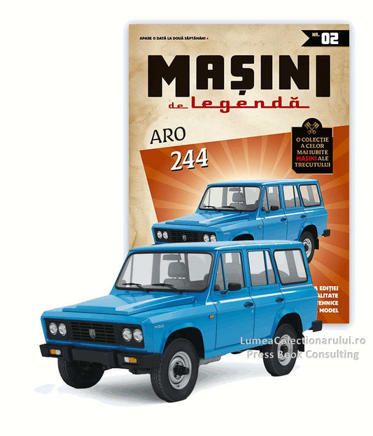 Macheta auto Aro 244 albastru Nr.2, 1:43 Masini de Legenda DeAgostini