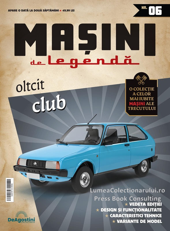 Macheta auto Oltcit Club Nr.6 1982, 1:43 Masini de Legenda DeAgostini