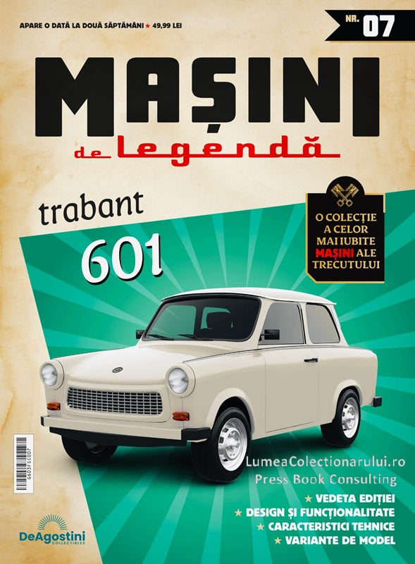 Macheta auto Trabant 601 Nr.7, 1:43 Masini de Legenda DeAgostini