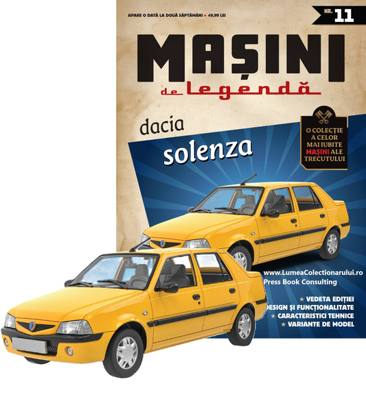Macheta auto Dacia Solenza Nr.11, 1:43 Masini de Legenda DeAgostini