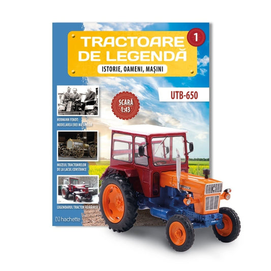 Macheta tractor UTB-650 Romania nr.1, scara 1:43 Hachette