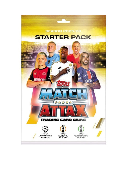 Topps Card Starter Pack Match Attax UEFA 2025/26