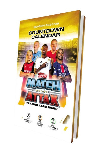 Topps Card Calendar Countdown Match Attax UEFA 2025/26