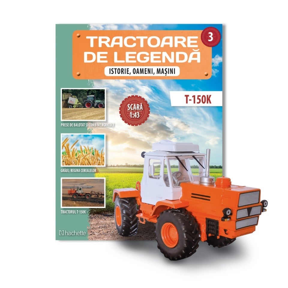 Macheta tractor T-150K URSS nr.3, scara 1:43 Hachette