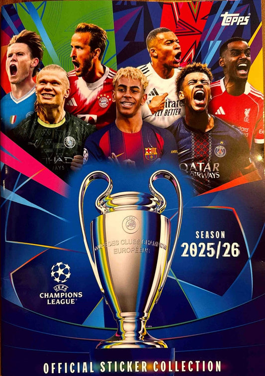 Topps Stickere Album UEFA Champions League 2025/26