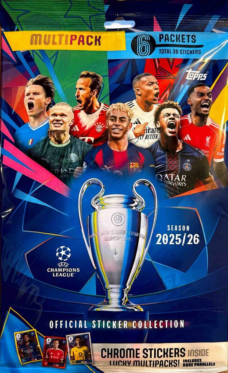 Topps Stickere MultiPack UEFA Champions League 2025/26