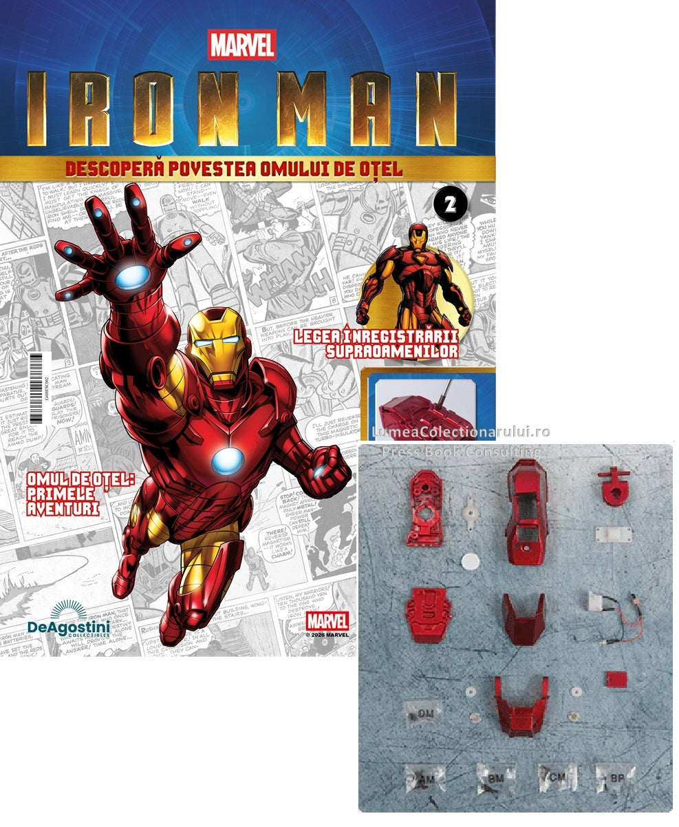 Macheta Iron Man - Armura MARK III nr.2, KIT construibil Deagostini