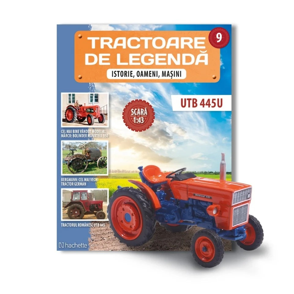 Macheta tractor UTB 445U - Romania nr.9, scara 1:43 Hachette