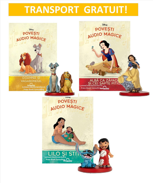 Pack 5 Nr.10-12 Povesti Audio Magice Deagostini
