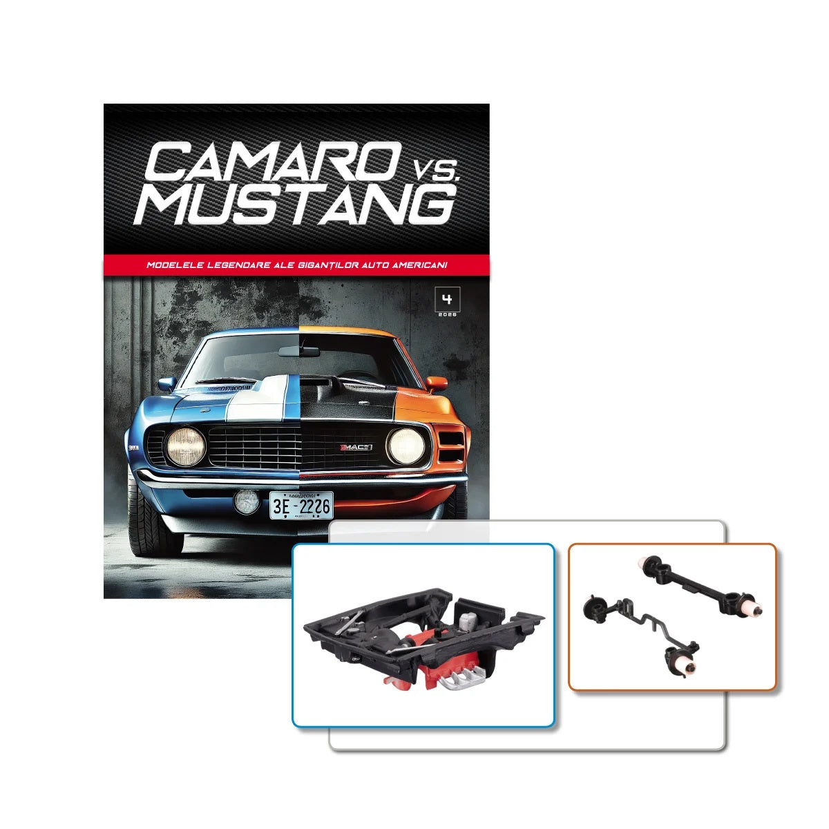 Macheta auto Camaro vs Mustang KIT nr.4, scara 1:18 Maisto