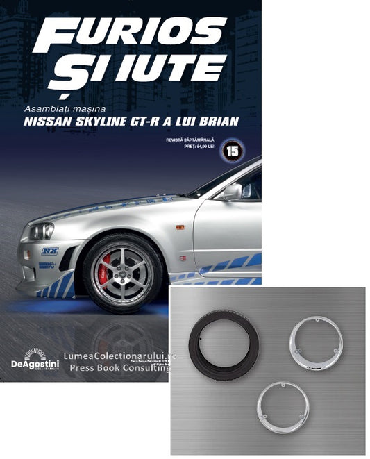 Macheta auto Nissan Skyline GT-R R34 KIT nr.15, scara 1:8 Deagostini