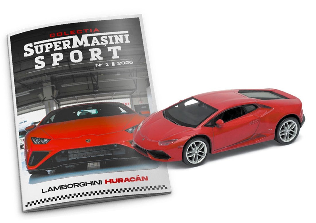 Macheta auto Lamborghini Huracan Nr.01, 1:32-39 Colectia SuperMasini SPORT