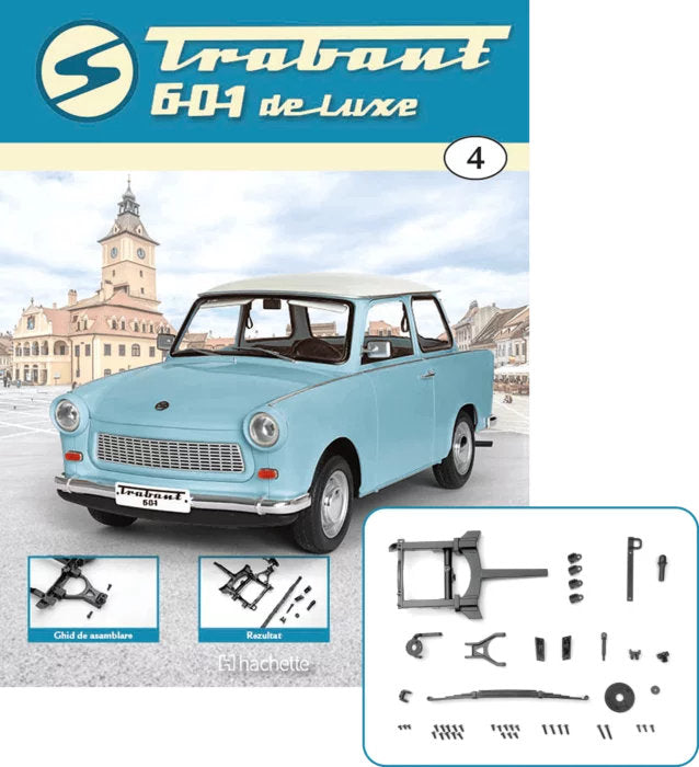 Macheta auto Trabant 601 de Luxe KIT nr.4, scara 1:8 Hachette