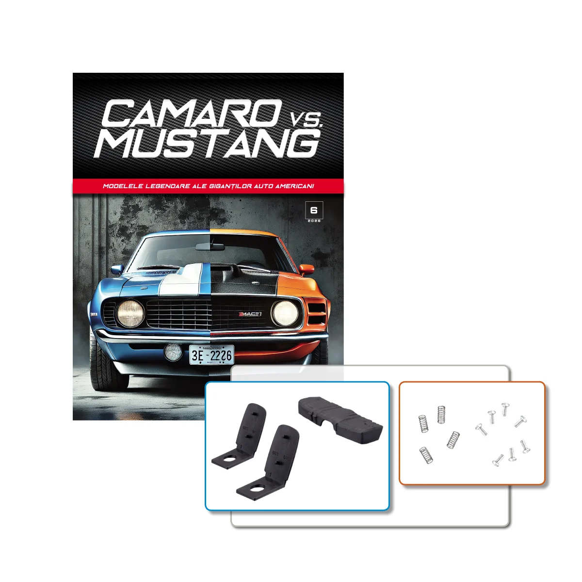 Macheta auto Camaro vs Mustang KIT nr.6, scara 1:18 Maisto