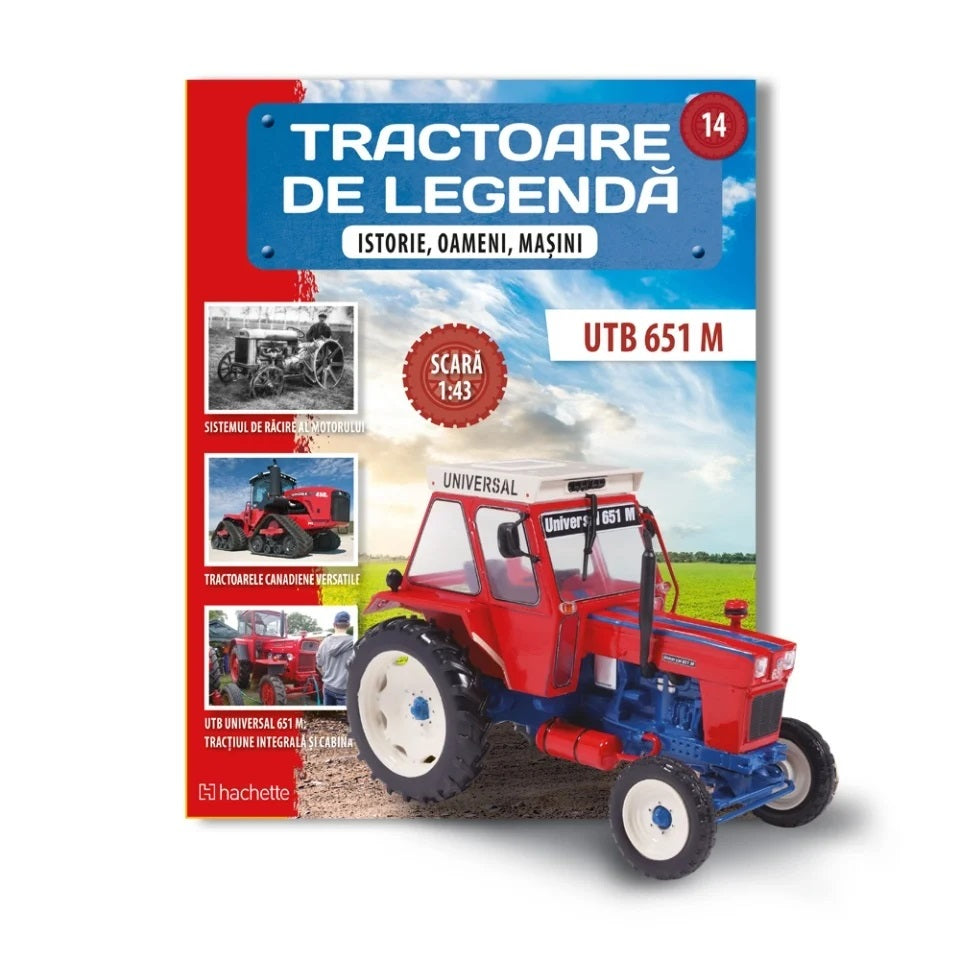 Macheta tractor UTB UNIVERSAL 651 M - URSS nr.14, scara 1:43 Hachette