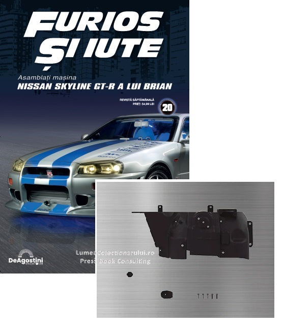 Macheta auto Nissan Skyline GT-R R34 KIT nr.20, scara 1:8 Deagostini