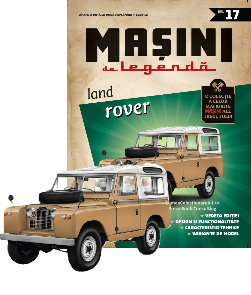 Macheta auto Land Rover Series I Nr.17 Editia 2, 1:43 Masini de Legenda DeAgostini