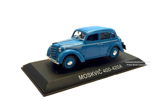 Macheta auto Moskvitch 400 Nr.18 Editia 2, 1:43 Masini de Legenda DeAgostini