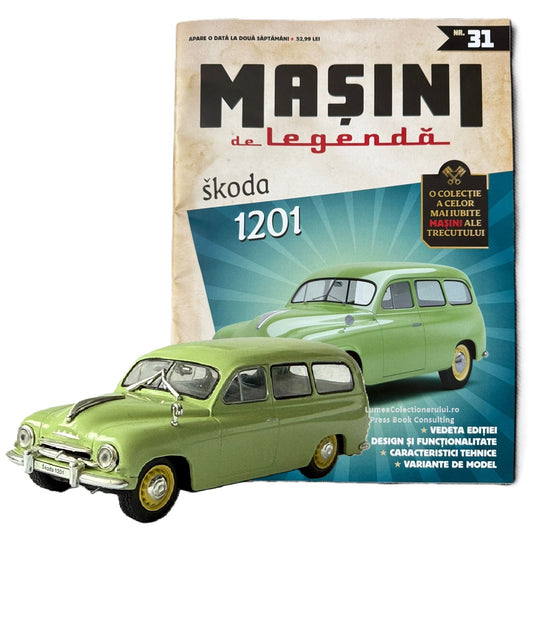 Macheta auto Skoda 1201 Nr.31, 1:43 Masini de Legenda DeAgostini