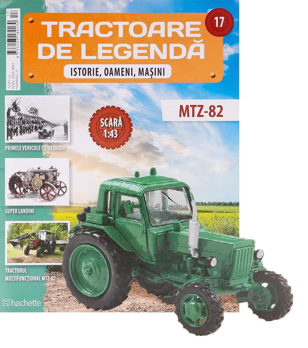 Macheta tractor MTZ-82 - Ungaria - SUA nr.17, scara 1:43 Hachette