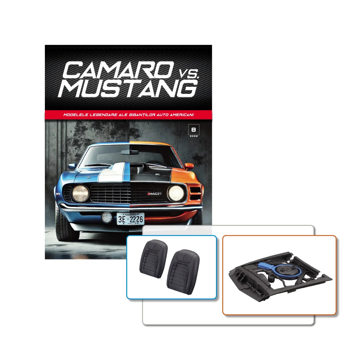 Macheta auto Camaro vs Mustang KIT nr.8, scara 1:18 Maisto