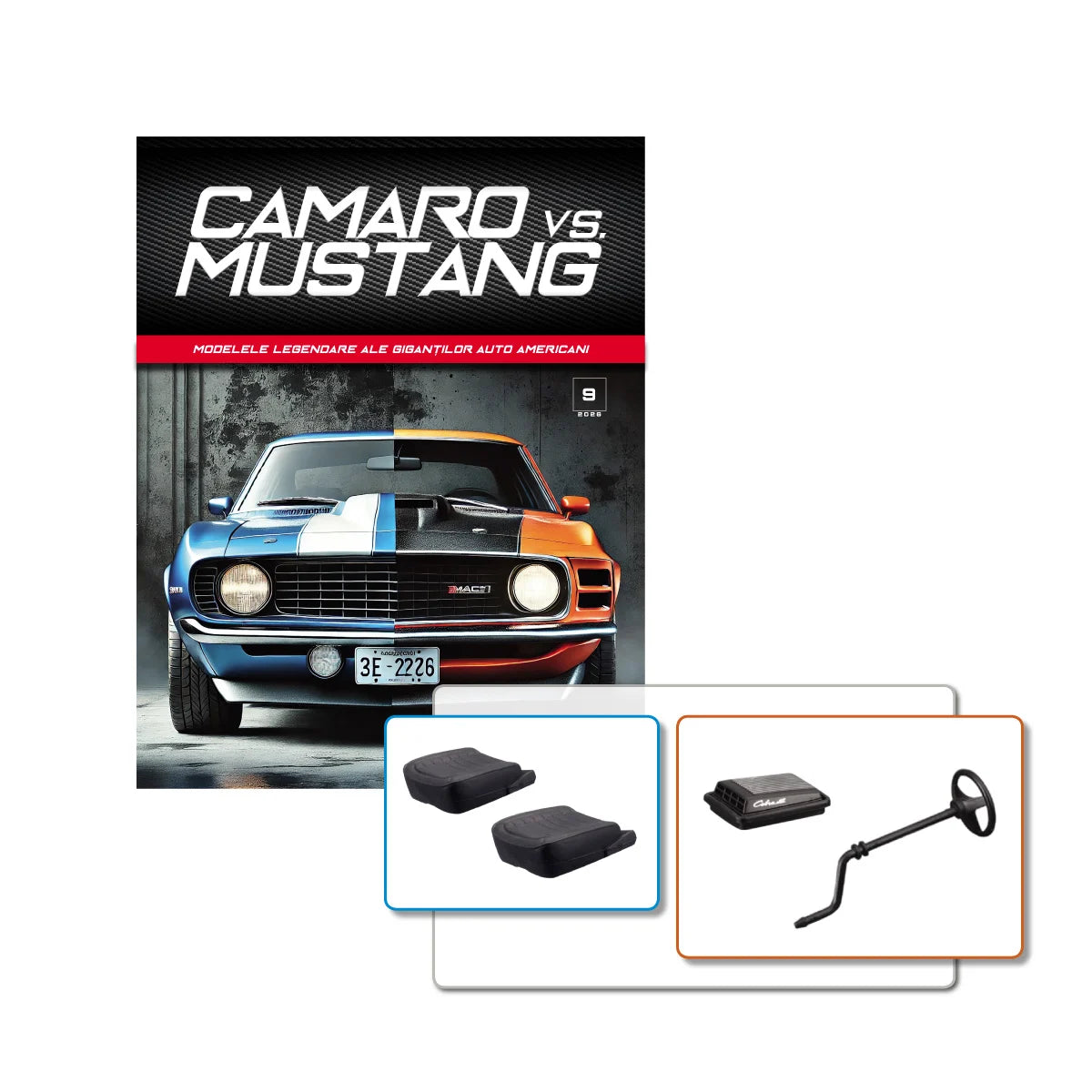 Macheta auto Camaro vs Mustang KIT nr.9, scara 1:18 Maisto