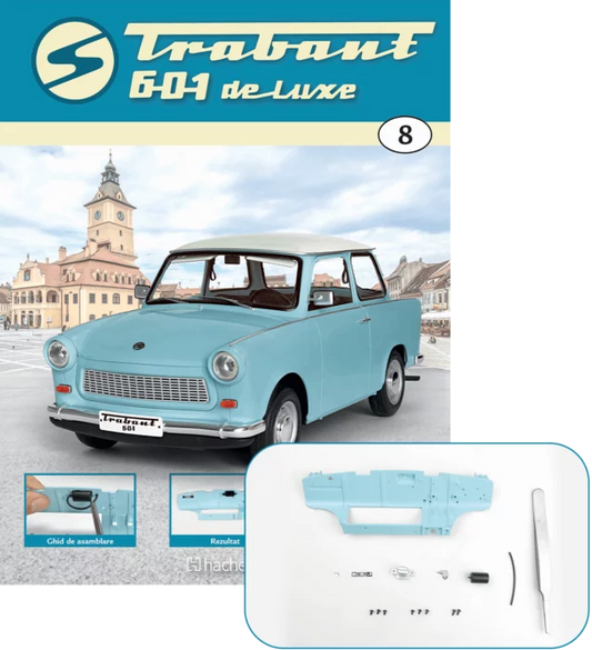 Macheta auto Trabant 601 de Luxe KIT nr.8, scara 1:8 Hachette