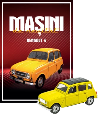 Macheta auto Renault 4L Nr.10, 1:60 Masini de Neuitat Libertatea