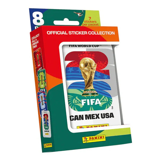 Panini Stickere Cutie metalica Poket Tin 8 plicuri abtibilduri FIFA World Cup 2026™