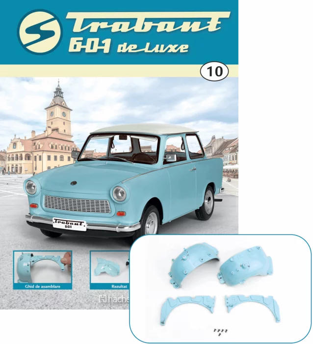 Macheta auto Trabant 601 de Luxe KIT nr.10, scara 1:8 Hachette