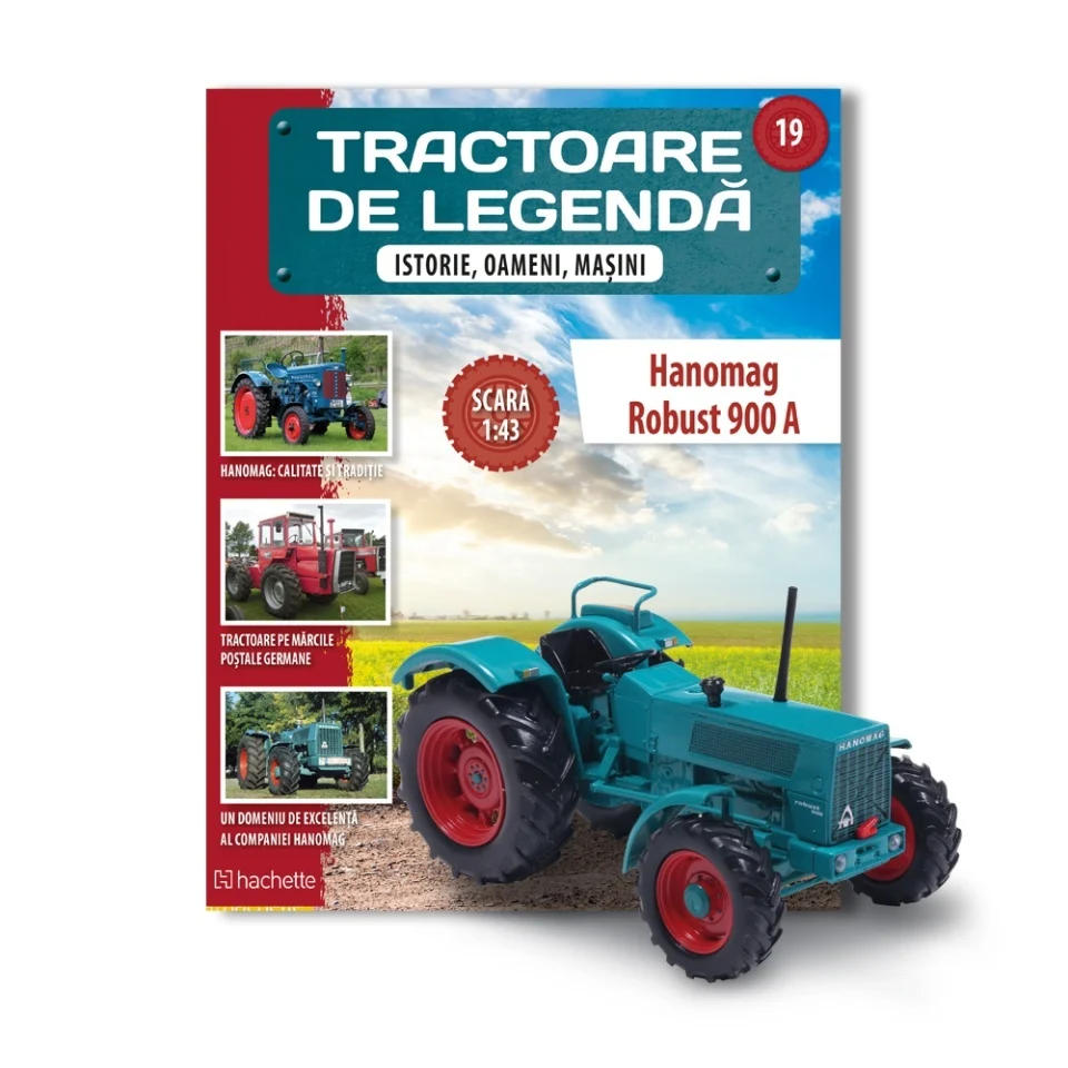 Macheta tractor Hanomag Robust 900 A - Germania nr.19, scara 1:43 Hachette